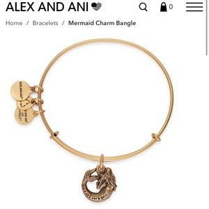 NWT Alex and Ani mermaid bangle bracelet